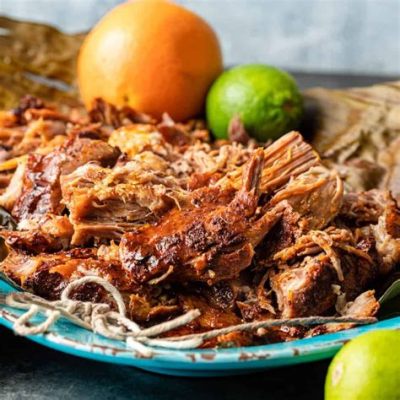  Cochinita Pibil：酸甜可口的慢燉豬肉，讓你的味蕾陷入迷人的尤卡坦風味！